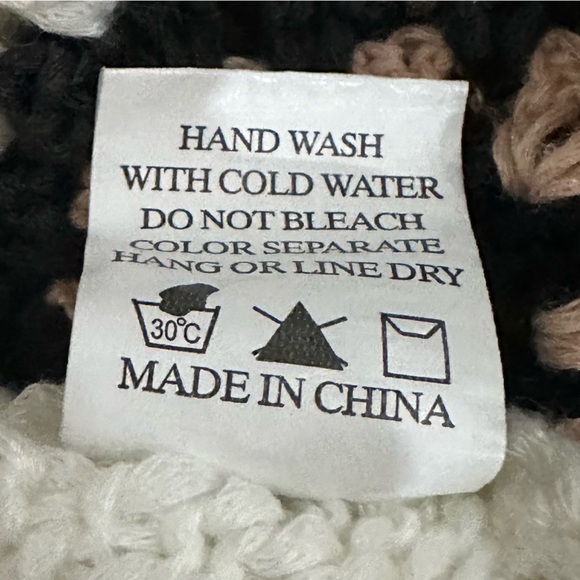 Granny Square Crochet Cropped Cardigan Fairycore Boho Festival Hippie Small - Picture 12 of 12